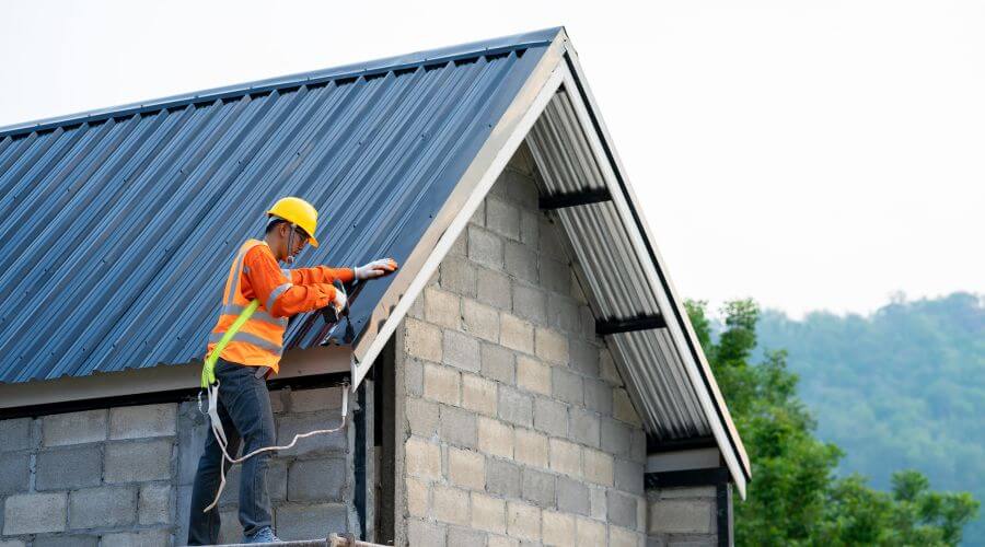 Professional metal roof installation in Burke, VA